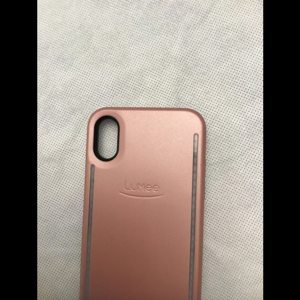 NWD‎ $70 Lumee LED Lighted Apple iPhone X Case Rose